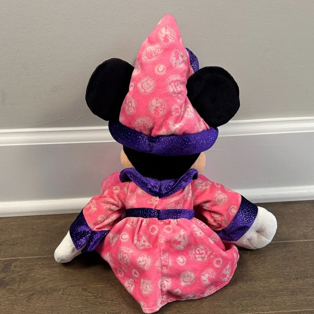 Disney Parks Minnie Mouse Believe in the Magic 2013 Plush Pink Purple Stuffie